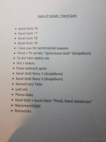 Sada LP Karel Gott