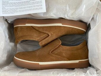 Nové pánské kožené slip-on boty Baťa - č. 43, č. 44