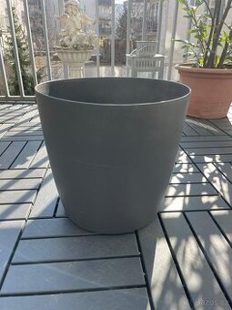 ELLA plastový obal na kvetináč na kolečkách  Ø 36 cm x 40