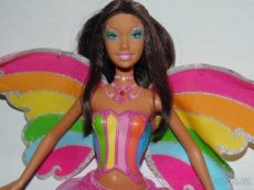 Barbie černoška víla s krídlami rarita - 1