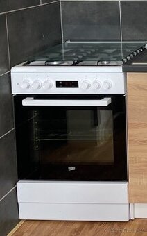 Prodám kombinovaný sporák Beko FSM 62320 DWS bílý