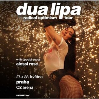 DUA LIPA 28.5.2025 PRAHA AKCE SLEVA
