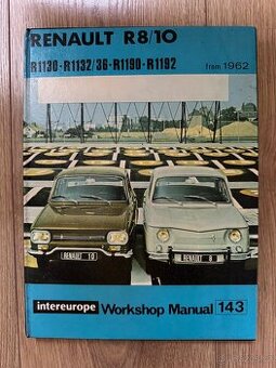 RENAULT 8 10 R8 R10 originální montážní manualy servisní
