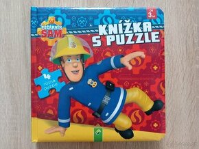 Požárník Sam knížka s puzzle