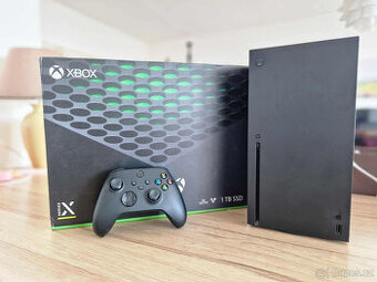 XBOX SERIES X 1TB Black – TOP stav, záruka 3/2026 (ALZA)