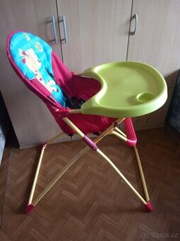 Skládací jídelní stolička/židlička HAUCK top stav