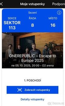 OneRepublic - Praha O2 aréna 5.10.2025