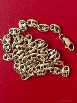 Zlato / zlatý šperk řetěz vzor Gucci 14k