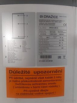 Dražice OKCE 250 S Ohřívač vody elektrický stacionární