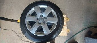 Alu disky r17" Audi A6, pneu Michelin Alpin
