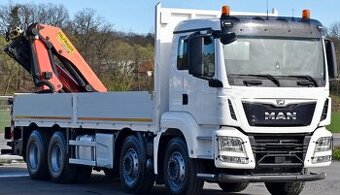 MAN TGS 35.500 - 8x4 - Valník + HR-PALFINGER PK 22002-EH C