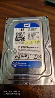 Pevný disk WD 1T WD10EZEX 100% stav