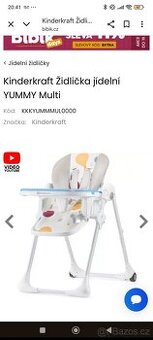 Jidelni židle kinderkraft