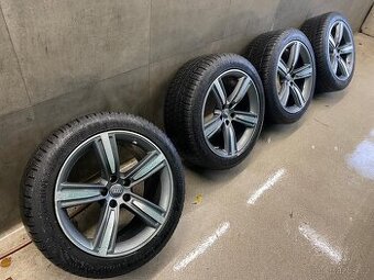 Lité ALU disky 19' na Audi se zánovní zimní pneu - 1