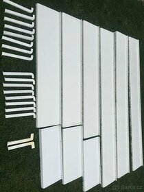 Venkovní parapety tažený hliník bílé