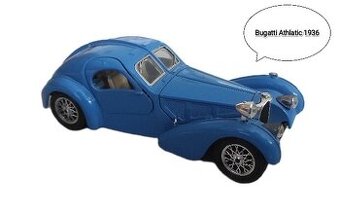 Model auta Bugatti Atlantic 1936