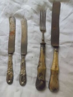 Historické Stříbrné Zámecké Příbory