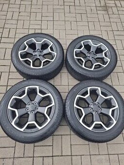 Prodám alu kola Subaru XV s letním pneu