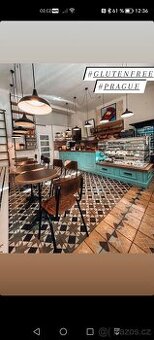 Prodejní pult tvar L, se 2 dřezy (káva, nádobí)