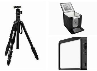 Stativ Rollei C5i +fotobox + fotosvětlo= dárek pro fotografa