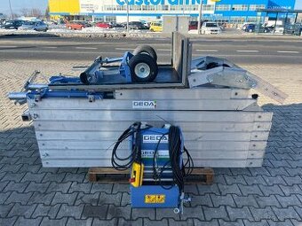 Šikmý výtah žebříkový, střešní výtah Geda Lift 250, 16m