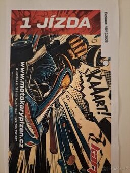 Motokáry KartArena Plzeň poukazy