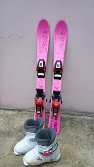 Lyže dětské 80 cm + boty 17,5 cm