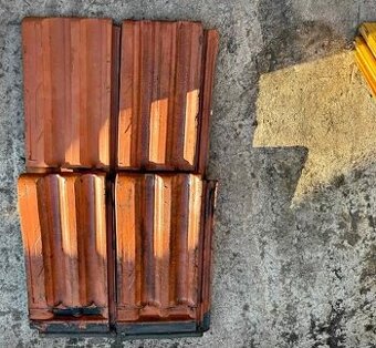 Střešní tašky, krytina, J.V. KŘOVICE, 1000 ks, nepoškozené