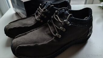 Kotníkové boty kožené Adidas vel.40 2/3, 25,5cm, hnědá