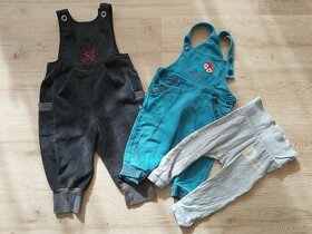 Lacláče 2x + tepláčky vel. 74