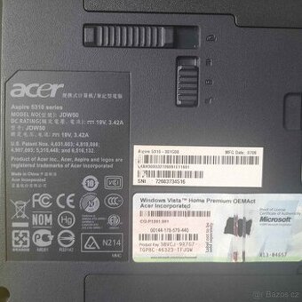 Nabízím starší notebook Acer