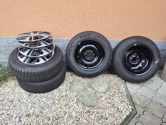 Zímní sada pneu 15", disky plechové na Berlingo III.