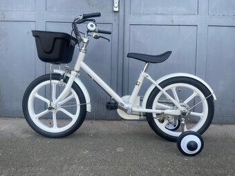 Dětské kolo Muji, velikost kol 16”, bílá barva
