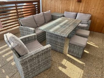 Velká rodinná souprava s boxem na polstry Avenberg SYDNEY