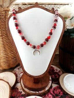 Perlový Náhrdelník Witch Bloody Moon