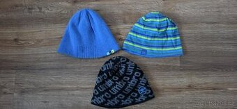 3 x chlapecká čepice