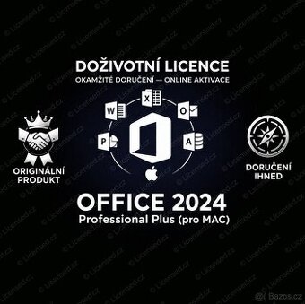 💨 Originální MS Office 2024 Pro Plus - MAC 🍏 IHNED