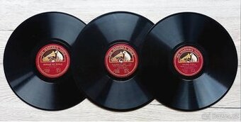 Vlasta Burian, staré gramodesky His Master’s Voice, rok 1928