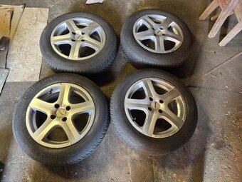 Alu kola 4x100 R15 AUTEC + zimní Continental 175/65 R15