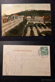 Staré pohlednice BRNO Obilní, Zelný, Husovice, Dominikánské