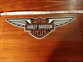 Nálepka křídla nápis Harley Davidson