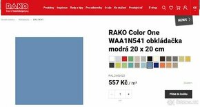 Obklady Rako Color One 20x20cm - 5m2