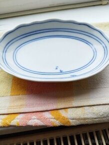 Porcelánová miska košíček vázička labuť váza