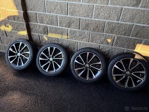 Kola 5x100R17 i pneu Bridgestone 215/45R17