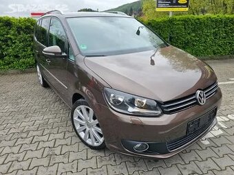 VW Touran 2.0 TDI 103W,1.Maj.159tis,Km,7.Míst,Highline,Tažné