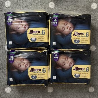 Libero Night Pants - Noční kalhotkové plenky vel. 6 (13-20 k