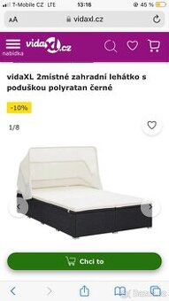 Zahradní lehatko / postel
