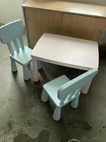 STOLEK + ŽIDLE IKEA MAMMUT