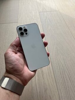 APPLE IPHONE 12 PRO 256GB BILY-BATERIE 100%-ZÁRUKA