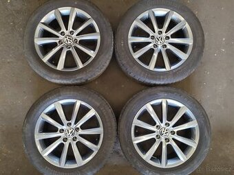 Alu kola 5X112 R17 ET41 Passat B8 a letní pneu 215/55/17
